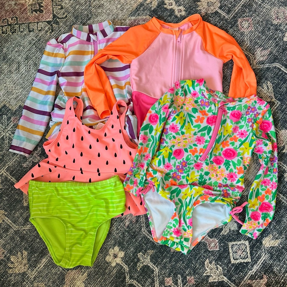 Huge Bundle Cat & Jack Toddler Bathing Suits